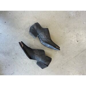 Durango Craush Shoe Boot Womens 7M Charcol Black Classic Western Everyday Wear